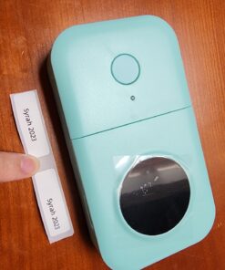 Phomemo D30 Label Maker Machine with Tape, Portable Bluetooth Printer, Small Smart Phone Handheld Sticker Mini Labeler Multiple Templates Font Icon Easy to Use Inkless Rechargeable F Office Home Green 54 71Eom3VtWdL