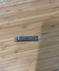 Clyppi Nail Clippers with Swing Out Nail Cleaner/Nail File - Fingernail Clippers / Toe Nail Clippers. Sharp Stainless Steel with Wide Easy Press Lever 39 71EpP387IXL