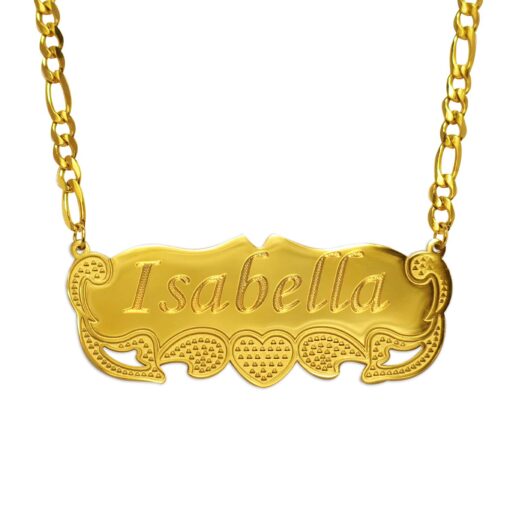 ProLuckis Handmade Personalized Name Jewelry Necklace 18k Gold Plated-Custom Made Any Name Style 3