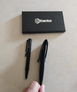 The Atomic Bear Tactical Pen - Pen With Window Breaker - Used in Police and Military Gear - Ballpoint Pens with Free 2nd ink refill 41 71EqGkgMh9L