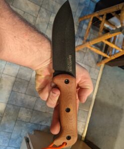 Ka-Bar BK-22 Becker Companion Fixed Blade Knife with HD Polyester Front Pocket Sheath (5.25-Inch) 38 71EqsO76AFL