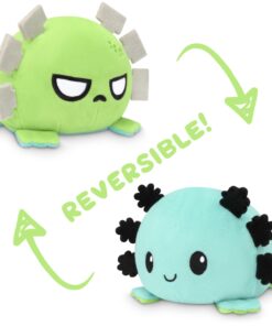 TeeTurtle - The Original Reversible Axolotl Plushie - Monster - Cute Sensory Fidget Stuffed Animals That Show Your Mood - Perfect for Halloween! 8 71ErP2 OsvL
