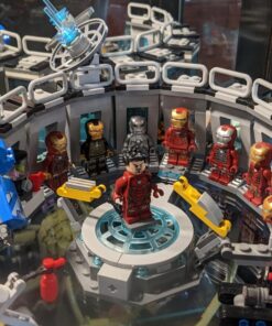 LEGO Marvel Avengers Iron Man Hall of Armor 76125 Building Kit, Tony Stark Iron Man Suit Action Figures (524 Pieces) Standard 40 71ErRFSjKRL