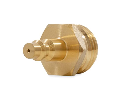 Camco Blow Out Plug With Brass Quick Connect-Aids in Removal of Water From Water Lines (36143) Brass with Quick Connect Fitting