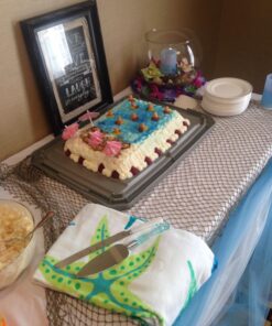 9GreenBox Nautical Decorative Fish Net 5' X 10' - Fish Netting - Rustic Beach Decor 18 71EsywORBL