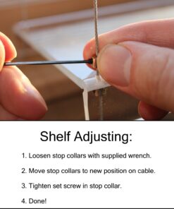 Beautiful Views Hanging Window Plant Shelves (4 Shelves) 4 Shelves 20"x6"x54" 32 71EtLjgonDL