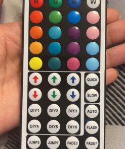 phopollo 65.6FT Led Lights for Bedroom, 5050 Color Changing Led Strip Lights with 44-Key Remote and 12v Power Supply, Led Lights Strip for Home Decoration. 31 71Eta3KDEL