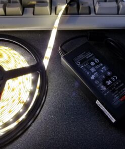 Chanzon 12V 5A LED Strip Power Supply 60W AC DC Adapter UL Listed for CCTV 2.1x5.5 2.5x5.5 Plug (Input 110V-220V, Output 12 Volt 5 Amp 60 Watt) Converter LED Driver Lighting Transformer 12 V 5 A 41 71EtodinHQL