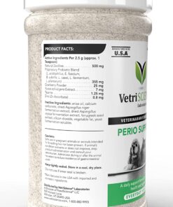 Alternative view of VETRISCIENCE Perio Support Teeth Cleaning Dental Powder for Dogs and Cats, Up to 192 Servings – Clinically Proven to Reduce Plaque and Tartar Perio Powder