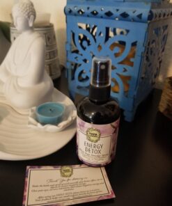 White Sage Smudge Spray - Negative Energy Cleansing and Spirit Spray - Energy Detox with White Sage, Holy Basil, Moon Water and Crystals 20 71EuJ1e9wjL