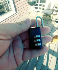 Master Lock Set Your Own Combination Luggage Lock, 2 count (Pack of 1), Black 2 count (Pack of 1) 52 71EvNmdm6XL