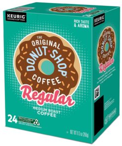 The Original Donut Shop Regular Keurig Single-Serve K-Cup Pods, Medium Roast Coffee, 24 Count 24 Count (Pack of 1) 16 71EvfIaXCEL