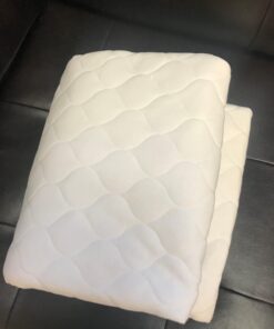 American Baby Company Waterproof Crib and Toddler Mattress Protector, Quilted Fitted Protector Pad Cover made with Organic Cotton Top Layer, 52“ x 28" Crib (28" x 52") 25 71Evr5djfZL