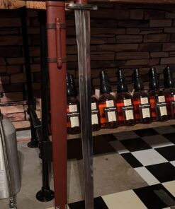 Medieval Warrior 10th Century Full Tang High Carbon Steel Viking Sword w/Brown Leather Sheath 16 71EwVqS1w8L