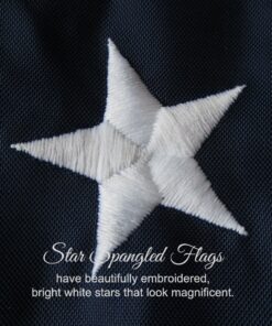 American Flag 2x3-100% Made In USA using Tough, Long Lasting Nylon Built for Outdoor Use, Featuring Embroidered Stars and Sewn Stripes plus Superior Quadruple Stitching on Fly End 2 by 3 Foot 16 71ExSTbpICL