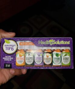 Aromatherapy Top 6-100% Pure Therapeutic Grade Basic Sampler Essential Oil Gift Set- 6/10 ml Kit Classic Aromatherpy Sets 0.33 Fl Oz (Pack of 6) 27 71ExoT6t L
