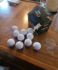 WILSON Staff F.L.I. Golf Balls (Pack of 12) White 18 71Ey0ltLAPL