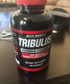 Arazo Nutrition TestoBoost Test Booster Supplement - Potent & Natural Herbal Pills - Boost Muscle Growth - Tribulus, Horny Goat Weed, Hawthorn, Zinc, Minerals 46 71EyQAv ivL 4