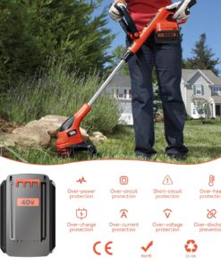 Moticett 3.0Ah Replacement for Black and Decker 40V Battery Compatible with Black and Decker 40v Lithium Battery Compatible with Black and Decker Battery LBX2040 LBXR36 LBXR2036 LST540 LCS1240 LBX1540 10 71Ez7eeUF2L