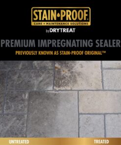 Stain Proof Premium Impregnating Sealer - 1 Quart, Protects Against Stains, Water Damage & Dissolved Salts, Sealer for Granite, Marble, Tile & Stone; for Indoor & Outdoor Application 16 71F 9Z2ZMmL