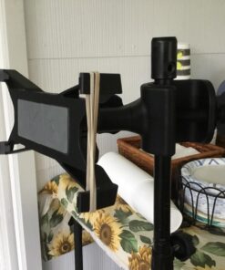 IK Multimedia iKlip Xpand Tablet Holder for mic Stands, fits iPad and Android Tablets Between 7" to 12.9" with an Adjustable 360° Swivel and Soft-Touch fit 27 71F PlqygBL