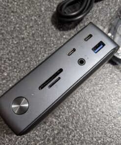 Anker 575 USB-C Docking Station (13-in-1), 85W Charging for Laptop, 18W Charging for Phone, Triple Display, 4K HDMI, 10 Gbps USB-C and 5 Gbps USB-A Data, Ethernet, Audio, SD 3.0 37 71F QXt6KaL