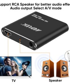 HDMI Media Player, Black Mini 1080p Full-HD Ultra HDMI Digital Media Player for -MKV/RM- HDD USB Drives and SD Cards 27 71F lvtd9jL