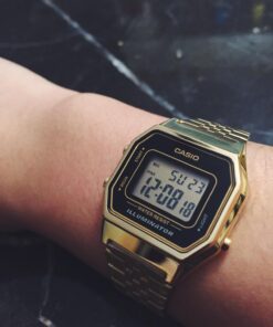 Casio Women's Illuminator LA680WGA-1 Gold Metal Quartz Watch 39 71F tSiHW6L