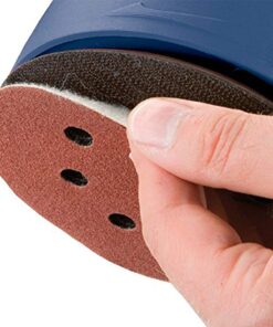 Miady 5-Inch 8-Hole Hook and Loop Sanding Discs 70PCS, 40/80/120/240/320/600/800 Assorted Grits Sandpaper for Aluminum - Pack of 70 70PCS Assort Grit 25 71F w0gUtrL