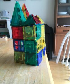 Shapemags 60 Piece Set Magnet Building Tiles Magnetic Blocks - Starter Building Kit, Award Winning STEM Educational 3D Construction Blocks Set 60pcs 39 71F03OOM5QL