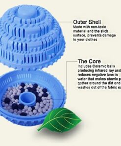 BERON All Natural Laundry Detergent Alternative Eco-Friendly Wash Ball Super Laundry Balls-for 1500 Washings 13 71F06D45 6L