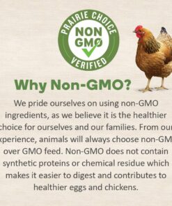 Prairie's Choice Non-GMO Backyard Chicken Feed - Grower Formula, 25lbs 13 71F0whW9rdL