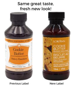 Alternative view of LorAnn Cookie Butter Bakery Emulsion, 4 ounce bottle 4 Fl Oz (Pack of 1)