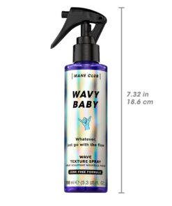 MANE CLUB Wavy Baby Wave Texture Spray, cruelty free, vegan, no sulfates or parabens, 5.3 Oz 8 71F2F1Qaz7S