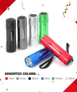 Alternative view of EverBrite 18-Pack Mini LED Flashlight Set - Portable Flashlights Ideal for Hurricane Supplies Camping, Night Reading, Cycling, BBQ, Party, Backpacking - Includes Lanyard & 54 x AAA Batteries