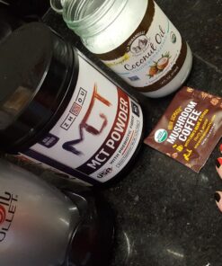 Zhou MCT Powder With Prebiotic Acacia Fiber | Zero Net Carbs | Keto Friendly Fat & Fiber Source | Easy To Digest | 45 Servings, 14.5 oz 21 71F2fNgbaoL