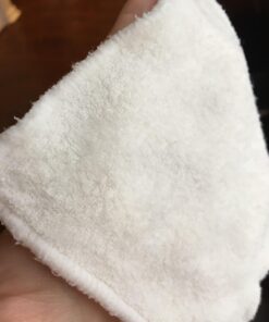 babygoal Baby Cloth Wipes 12 Pack, Washable Reusable Rayon from Bamboo Small Saliva Towels for Newborns, Ultra-Soft Cloth Face Wipes Beige 4.92x4.92 Inch (Pack of 12) 30 71F2mgHwAIL