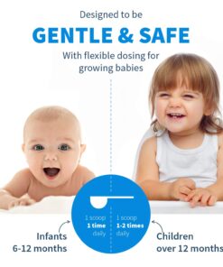 Klaire Labs Ther-Biotic Baby - Infant Probiotic Powder - Bifidobacterium Infantis & More - Gut & Immune Support Baby Probiotics - Hypoallergenic - Mix with Breast Milk or Food (120 Servings) 2.33 Ounce (Pack of 1) 11 71F3ZjJ9cAL