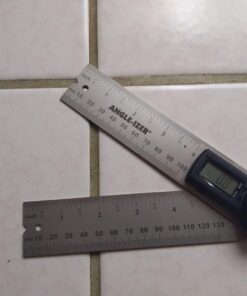 General Tools Digital Angle Finder Ruler #822 - 5" Stainless Steel Woodworking Protractor Tool with Large LCD Display 5-Inch 40 71F4cA0IcJL