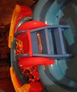 Intex Rainbow Ring Inflatable Play Center, 117" X 76" X 53", For Ages 2+ 1 Pack 39 71F4hkKHQwL