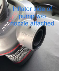 INTEX 66633E QuickFill 12 Volt DC Electric Pump: Inflates and Deflates Air Mattresses, Kayaks, Boats – Includes 3 Interrconnecting Nozzles – Sleek and Compact Design – 650 L/Min Air Flow – Outdoor Use 24 71F4iIhEkL