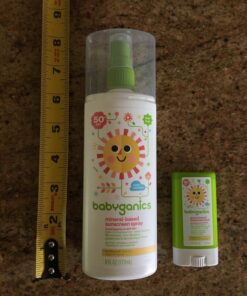 Babyganics SPF 50 Travel Size Baby Sunscreen Stick UVA UVB Protection | Water Resistant |Non Allergenic, 2 Pack 0.47 Ounce (Pack of 2) 25 71F5BxcZpJL