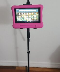 Accessory Basics EasyAdjust cymbal Microphone Mic Stand Tablet Mount for Most Tablets & Large Size Cell Phones Smartphone (Zoom Compatible) 30 71F5Q7VT7L