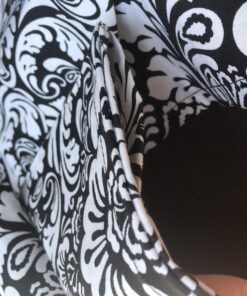 DII Cotton Dish Towel Set Damask Print, 18x28, Black, 2 Count 18x28" 27 71F5fzt7cHL 1