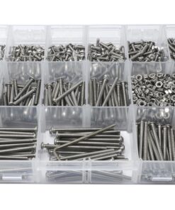 Alternative view of iExcell 1500 Pcs M3 x 4/6/8/10/12/16/20/25/30/35/40/45/50 Stainless Steel 304 Hex Socket Button Head Cap Screws Bolts Nuts Washers Assortment Kit