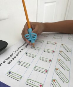 Mlife Pencil Grips - 10PCS Children Pencil Holder Writing Aid Grip Trainer, Ergonomic Training Pen Grip Posture Correction Tool for Kids (Set of 10PCS) 1 Count (Pack of 10) 23 71F6a EJhuL