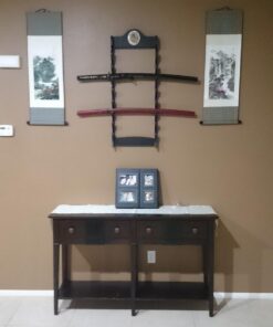 BladesUSA WS-8WX Sword Stand 8-Tiers Wall Mount Sword Stand with Samurai Logo 27 71F6q3s3o0L