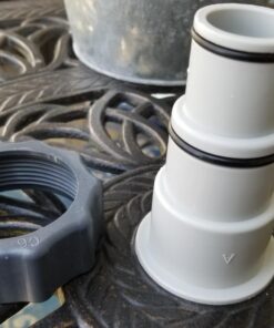 Intex Replacement Hose Adapter A w/Collar for Threaded Connection Pumps (Pair) 49 71F72XmTDdL