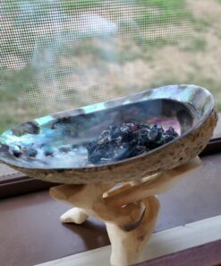 3 White Sage Smudge Gift Kit - Abalone Shell, Feather, Stand, Instructions & More - Smudging, Cleansing, Healing & Stress Relief Standard with Feather, Stand & Chakra Bracelet 37 71F79cHygdL