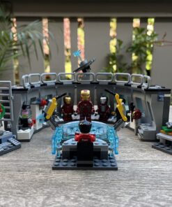 LEGO Marvel Avengers Iron Man Hall of Armor 76125 Building Kit, Tony Stark Iron Man Suit Action Figures (524 Pieces) Standard 31 71F7H3zgTSL